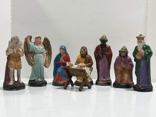 Vintage christmas nativity - vintage,