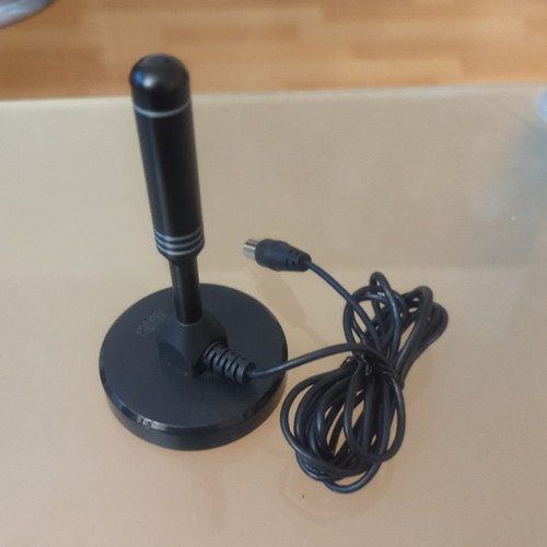 Black radio whip antenna - radio,