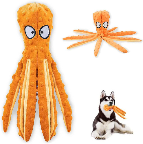 Squeaky dog toy octopus - dog,