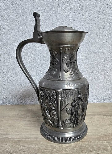 Sks pewter pitcher vintage - pitcher,