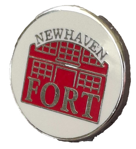 Newhaven fort small pin badge - newhaven,