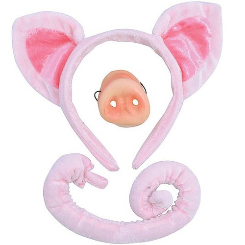 Pig ears nose tail - pig, &