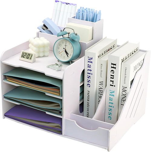 Compartment letter tray with - 7-compartment,