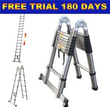 Telescopic ladder 5m - telescopic, 3.8m