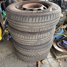 VW Golf Polo Steel Wheels & Tyres 14" - 5x100 - ET38 - 1J0601027N