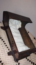 Small Wooden Dolls Cot Antique