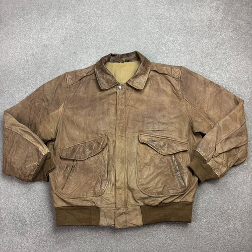 Leather flying jacket adult - jacket,