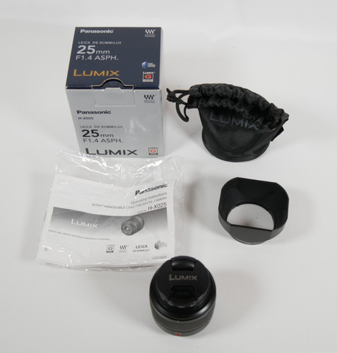 Panasonic leica 25mm dg - panasonic, f1.4