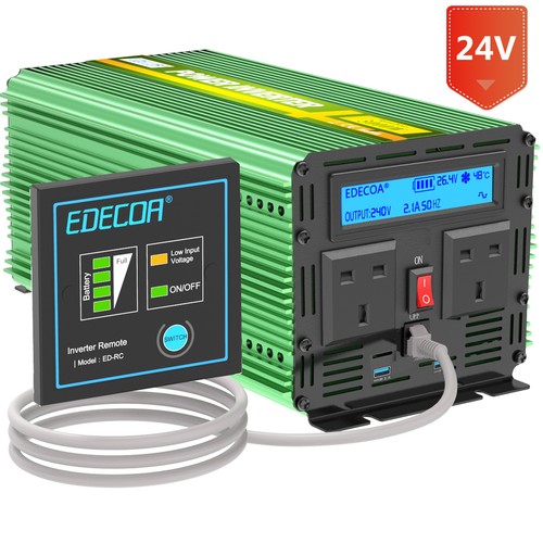 Edecoa power inverter - power, 2000w