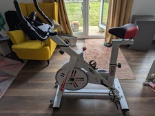 BodyTrain ES-7021 Racing Studio Style Exercise Bike White