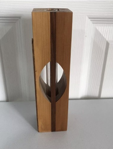 Wooden glass test tube bud - wooden,