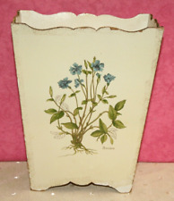 LEGNO HOLZ WOOD BOIS, SMALL WOOD WASTE BIN, ITALY, LABEL, PAPER BASKET, WOODEN