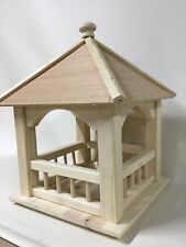 Gazebo bird feeder | wildlife feeding table | 13” handmade