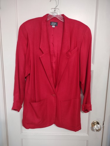 Vintage kgr red blazer - vintage,