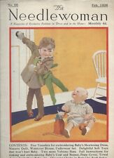 THE NEEDLEWOMAN MAGAZINE FEB  1928.  .  Condition VG+