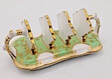 Antique Bone China Porcelain Victorian Toast Rack Coalport Ridgeway Style