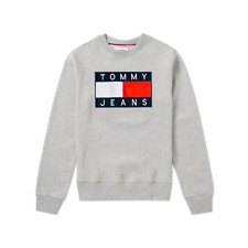Tommy Jeans Embroidered Fleece Big Logo Sweatshirt Size M-2XL | Clearance Sale