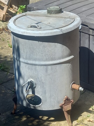 Vintage water heater garden - vintage,