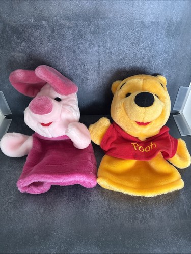 Pooh bear and piglet hand - and,