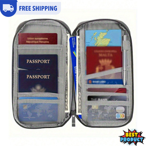 1pc travel wallet passport - 1pc,