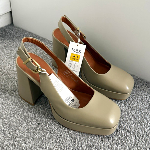 Marks spencer beige - spencer, leather