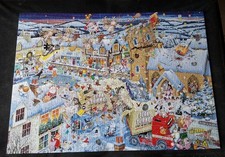 MIKE JUPP'S I LOVE CHRISTMAS 1000 PIECES JIGSAW PUZZLE  *ONE PIECE MISSING*