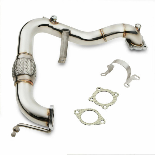 Stainless exhaust front decat - front,