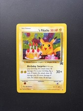 Pokemon Card Black Star Promo Birthday Pikachu 24 Holo WOTC
