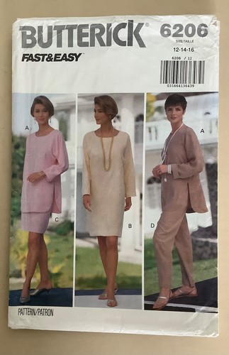Butterick 6206 sewing - butterick,