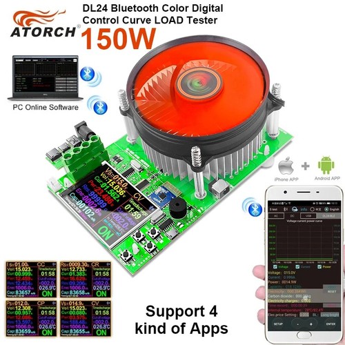 150w 20a battery tester wire - battery, 4-wire