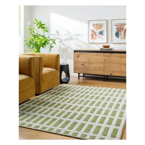 Hand tufted wool rug modern - hand,