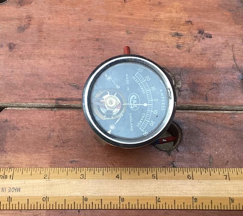 Vintage cav amp meter amperes - cav,