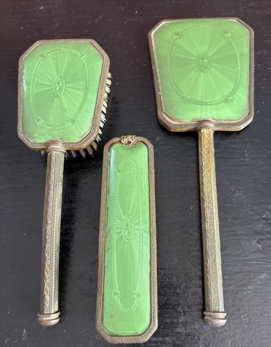 Antique art deco dressing - art,