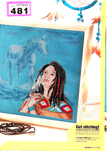 Cross stitch chart - cross,