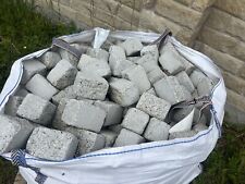 Bag Of Cobble Sets White Granite Brick stone Paving Grass Edging Border Driveway