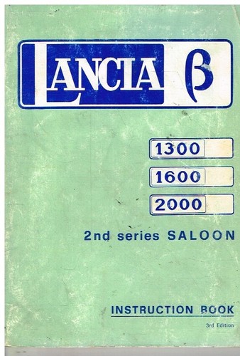 Lancia beta saloon 1300 - beta,
