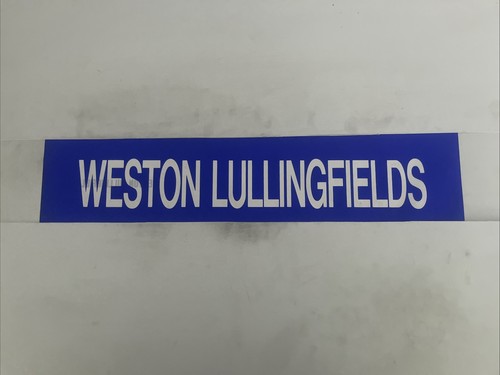 Weston lullingfields - weston,