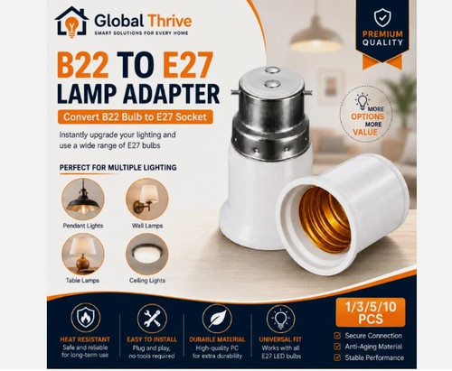 B22 e27 light - bulb, adapter