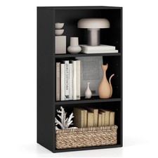 3 Open Shelf Bookcase Modern