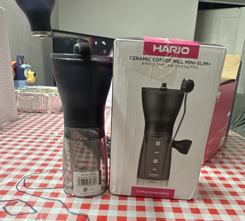 Hario ceramic coffee mill - ceramic,