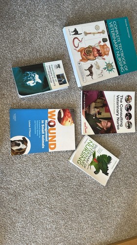 Veterinary nursing books - nursing,