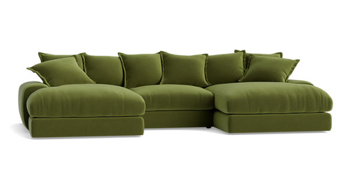 Loaf wodge shape chaise - wodge, u