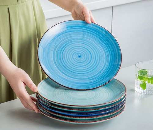 Dinner plate set - , stoneware
