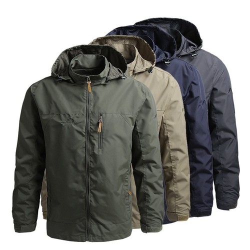 Men waterproof hooded rain - waterproof,