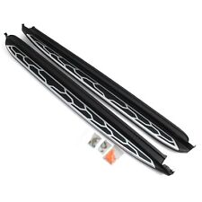 RD2789 BLACK ALUMINIUM RUNNING BOARD SIDE STEPS FOOT RAILS FOR HYUNDAI KONA 18+