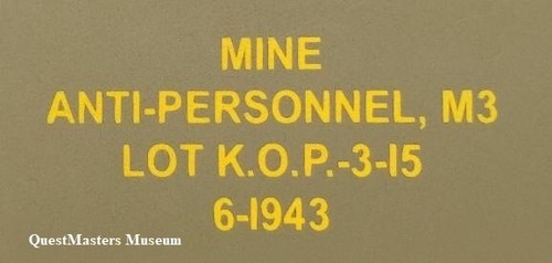 Wwii m3 anti personnel - u.s., anti-personnel
