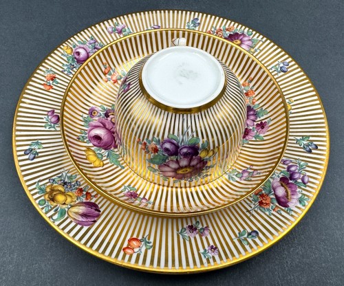 Antique nymphenburg dejeuner - antique,