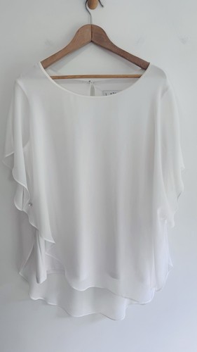 Joseph ribkoff white - joseph, chiffon