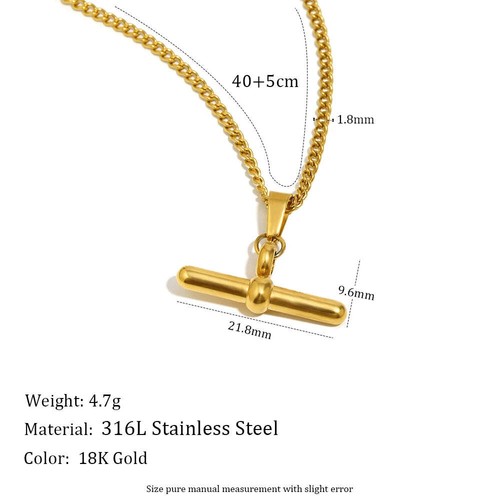 Bar pendant necklace - pendant,