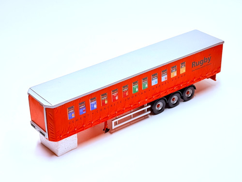 Corgi low curtainside trailer - corgi,